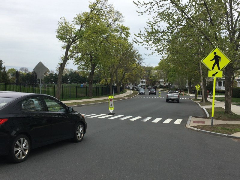 Powder House Boulevard at the southern edge of the Tufts University campus in Somerville, pictured in May 2019.