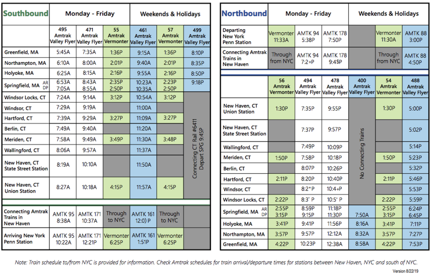 ValleyFlyerSchedule