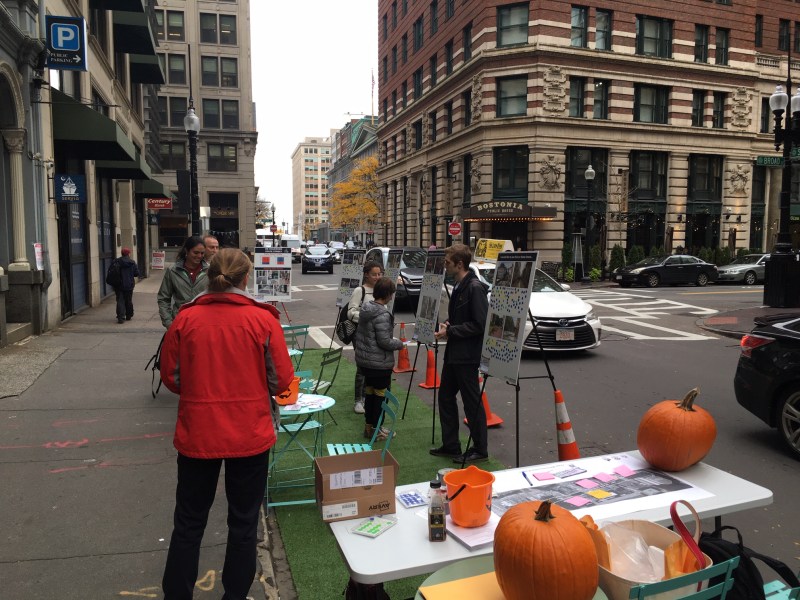 Planners from the City of Boston solicited ideas for a reconstruction project on State Street in downtown Boston on Wednesday, Oct. 30, 2019.