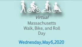 "Virtual" Bike, Walk and Roll to School Day flyer, courtesy of MassDOT.