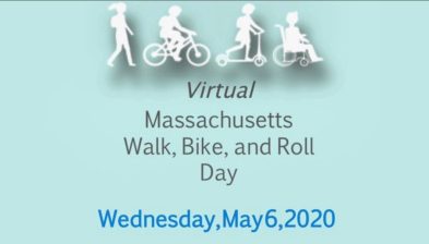 "Virtual" Bike, Walk and Roll to School Day flyer, courtesy of MassDOT.