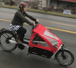 E-bike in motion