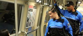 Unarmed "safety ambassadors" have patrolled the Bay Area Rapid Transit system since February. Courtesy of BART.