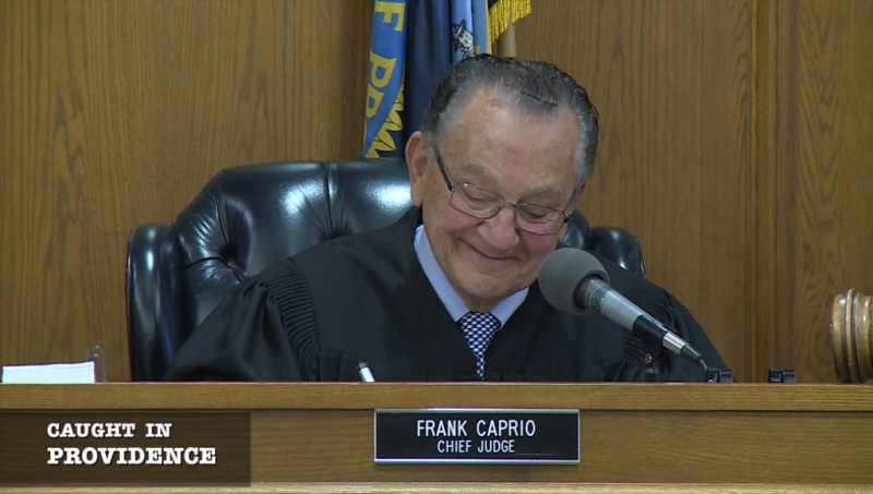 Judge Frank Caprio on "Caught In Providence"