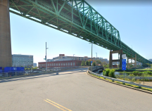 The corner of Terminal Street and Chelsea Street in Charlestown, the approximate location where a pedestrian was fatally struck on Tuesday, January 5, 2021. Courtesy of Google Street View.
