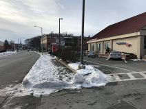 West Boylston St. sidewalk in Worcester