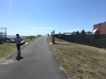 Clipper City Rail Trail waterfront path in Newburyport